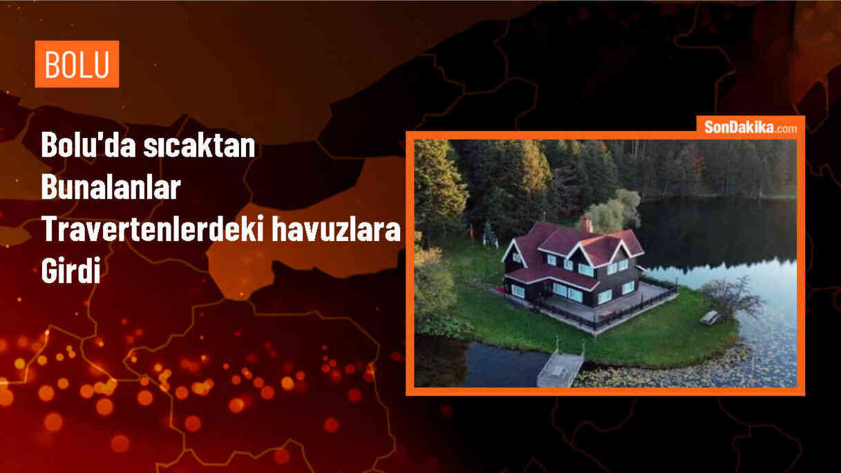 Bolu\'da Sıcaktan Bunalanlar Travertenlere, Düzce\'de Seyisler Atlara Soğuk Suyla Duş Aldırdı