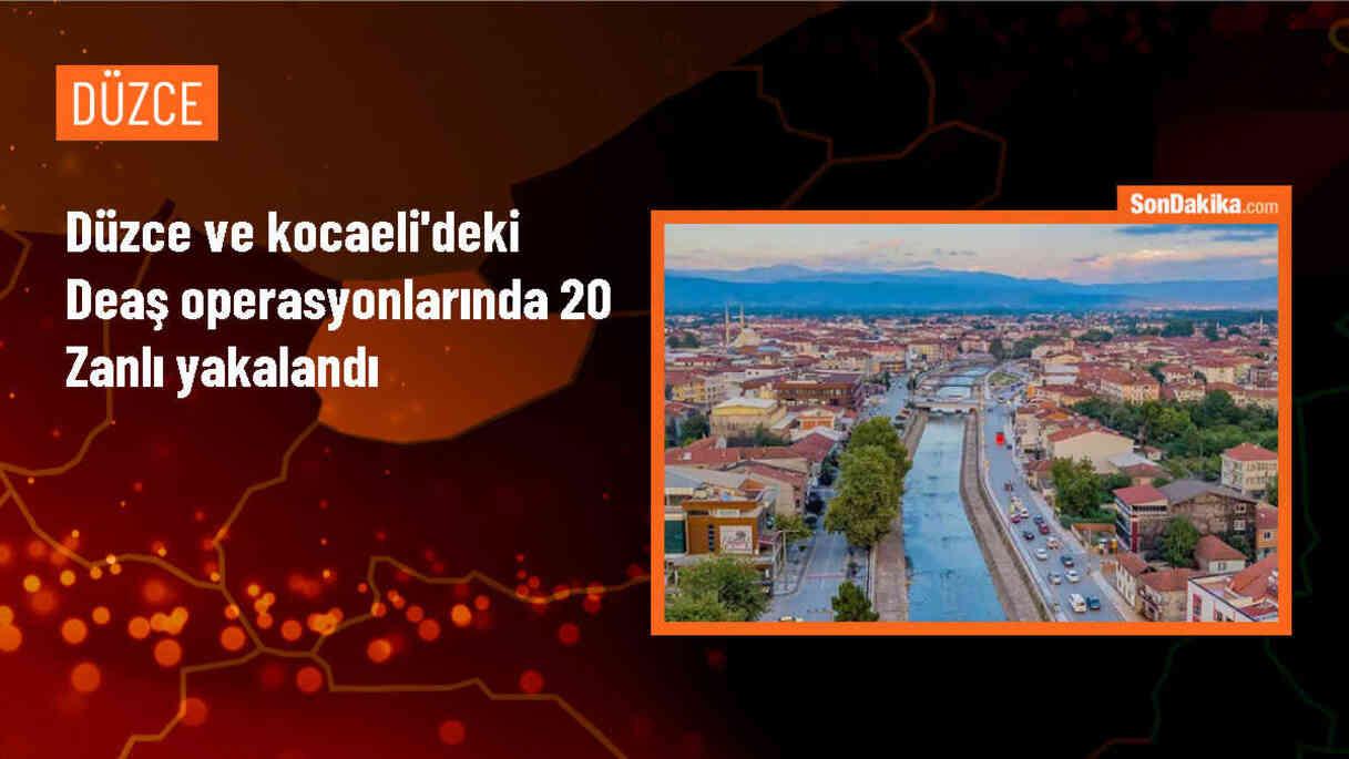 Düzce ve Kocaeli\'de DEAŞ Operasyonu: 20 Şüpheli Gözaltına Alındı