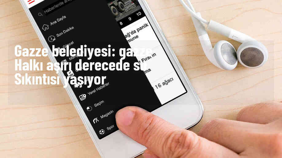 Gazze\'de İsrail Saldırıları Nedeniyle Su Krizi Yaşanıyor