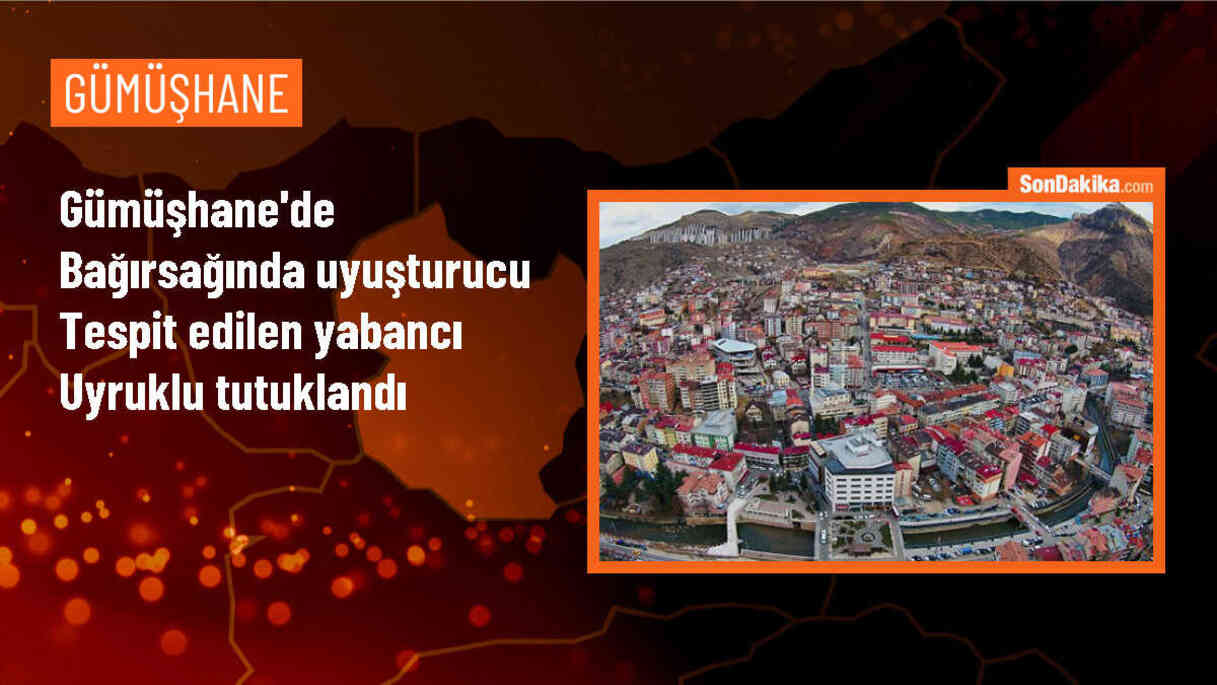 Gümüşhane\'de Bağırsağında Uyuşturucuyla Yakalanan Yabancı Uyruklu Şüpheli Tutuklandı
