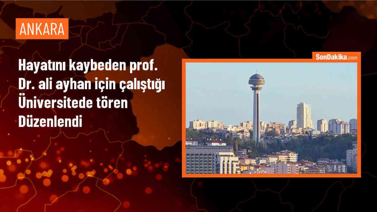Başkent Üniversitesi Hastanesi\'nden Prof. Dr. Ali Ayhan için tören düzenlendi