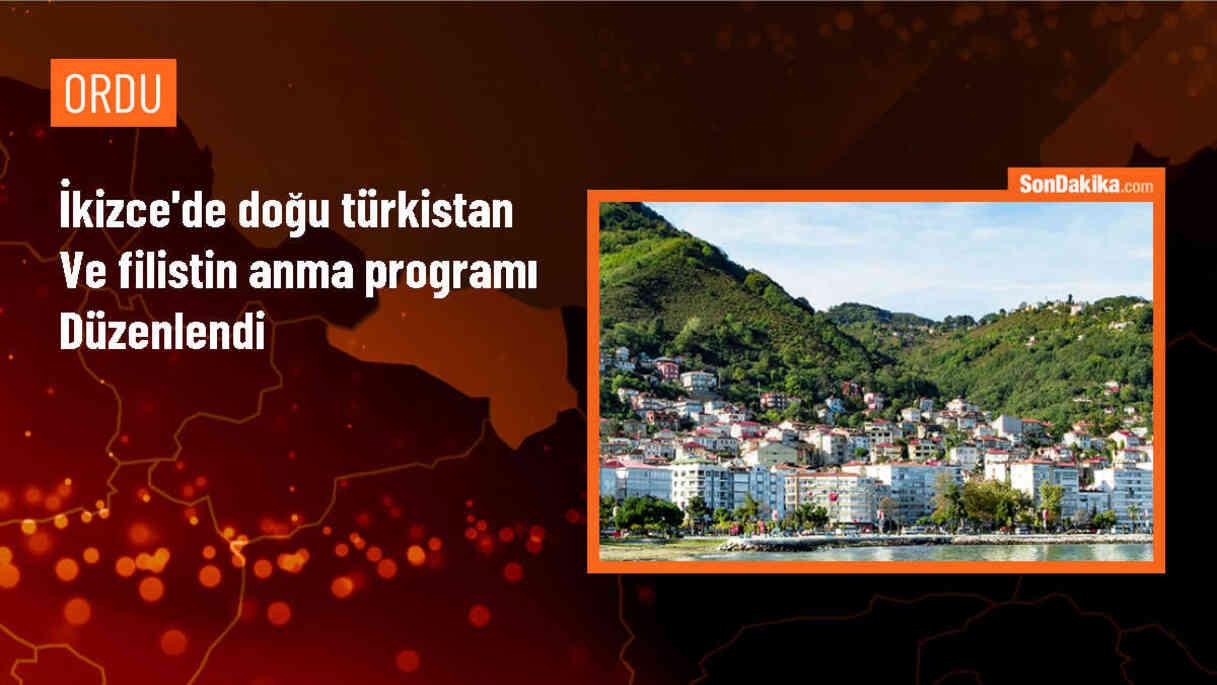 Ordu\'da Doğu Türkistan ve Filistin Anma Programı düzenlendi