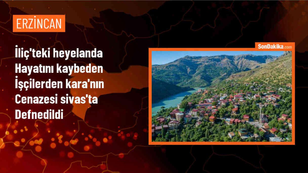 Erzincan\'da maden kazasında hayatını kaybeden işçinin cenazesi Sivas\'ta defnedildi