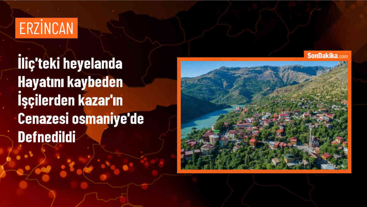 Erzincan\'da maden kazasında hayatını kaybeden işçinin cenazesi toprağa verildi