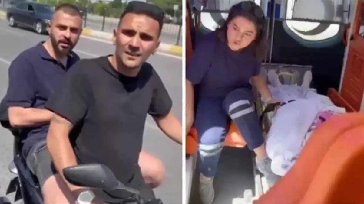 Ambulansı durdurup içini kontrol edenlerden biri gözaltına alındı