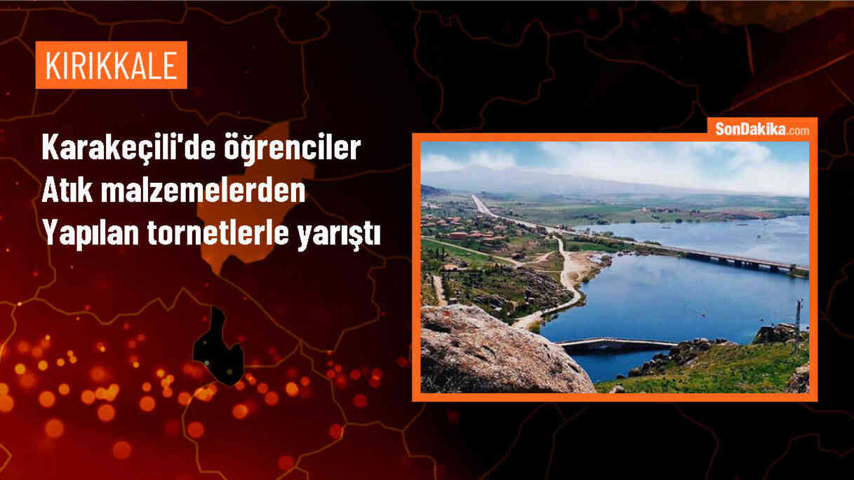 Kırıkkale\'de öğrenciler geri dönüşüm malzemelerinden tornet yarışı düzenledi