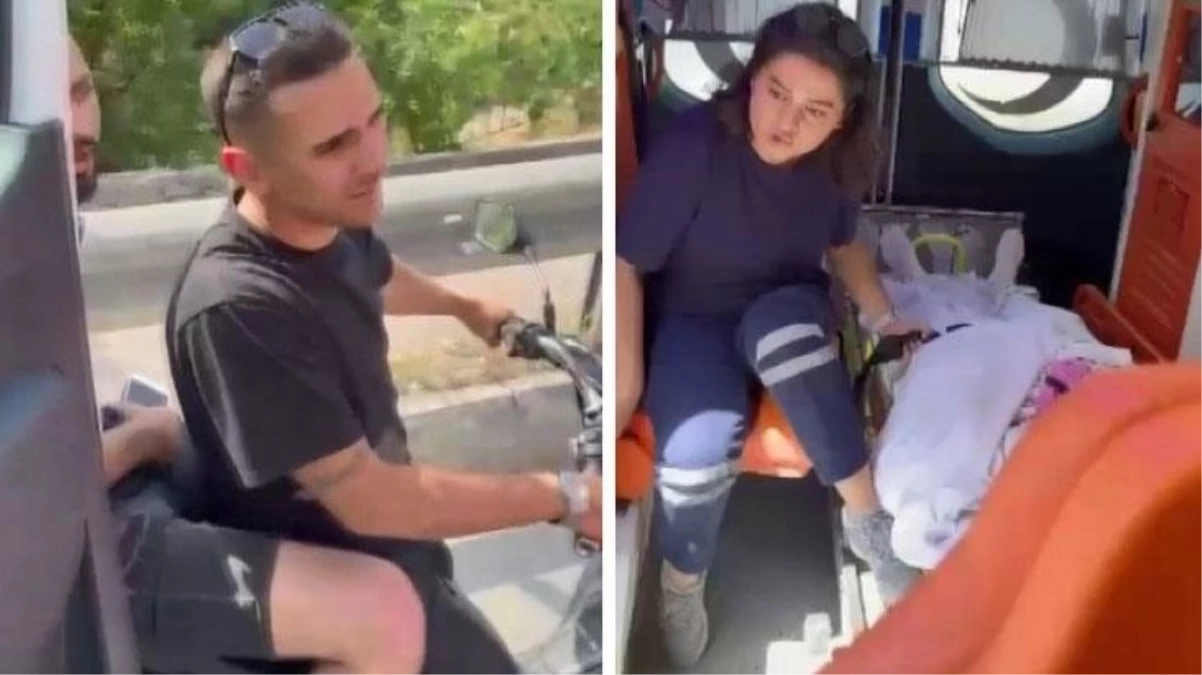 İstanbul Kadıköy\'de Ambulansın Önü Kesildi, Hasta Göstermek Zorunda Kaldılar