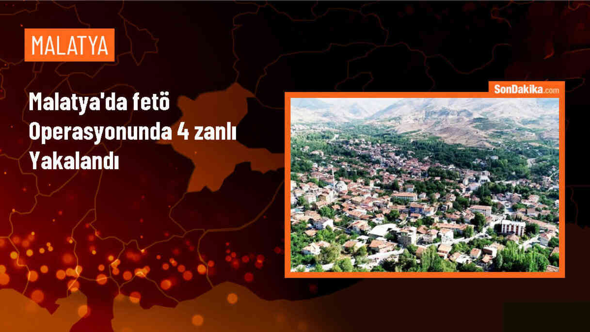 Malatya\'da FETÖ operasyonunda 4 şüpheli gözaltına alındı