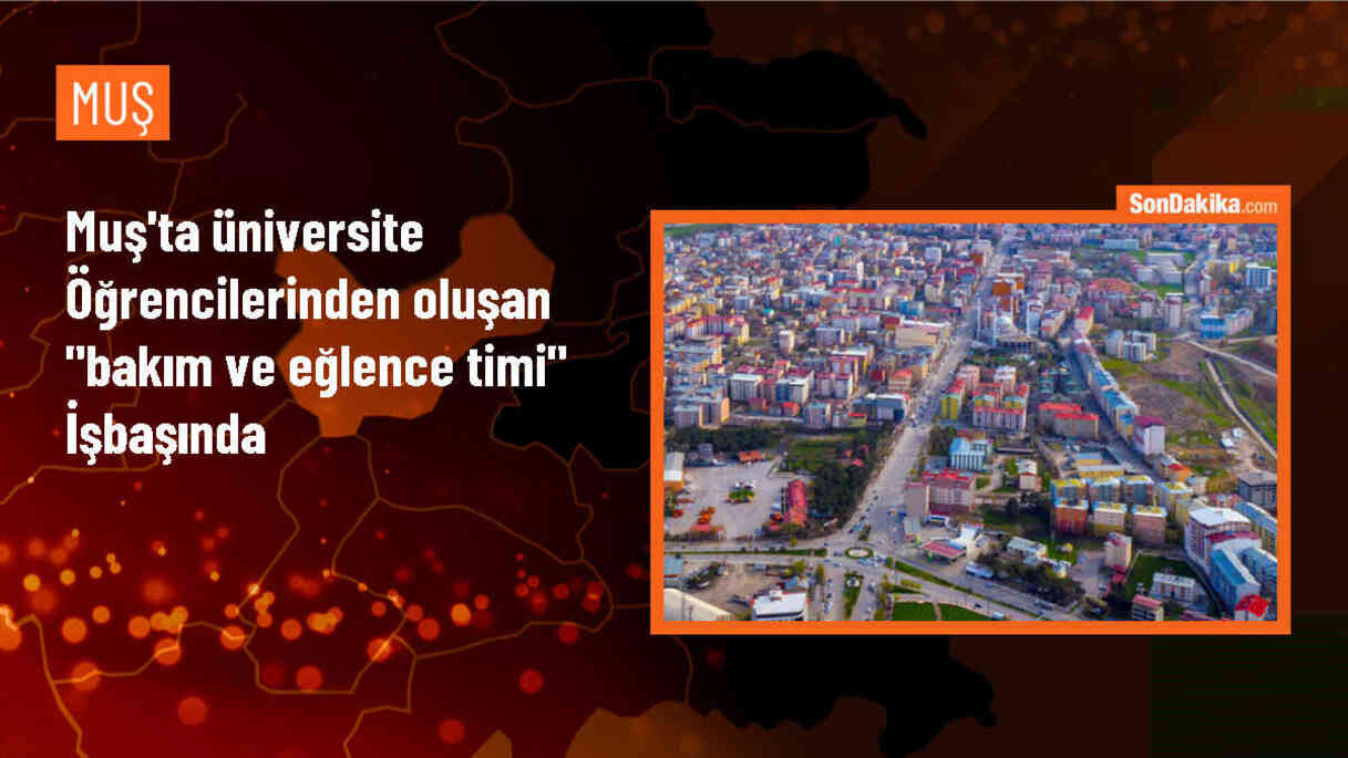 Muş Alparslan Üniversitesi öğrencileri köy okullarını boyuyor