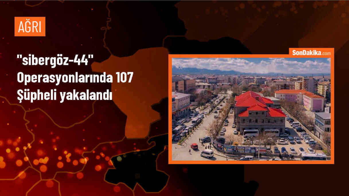 İçişleri Bakanı: Sibergöz-44 Operasyonunda 107 Şüpheli Yakalandı
