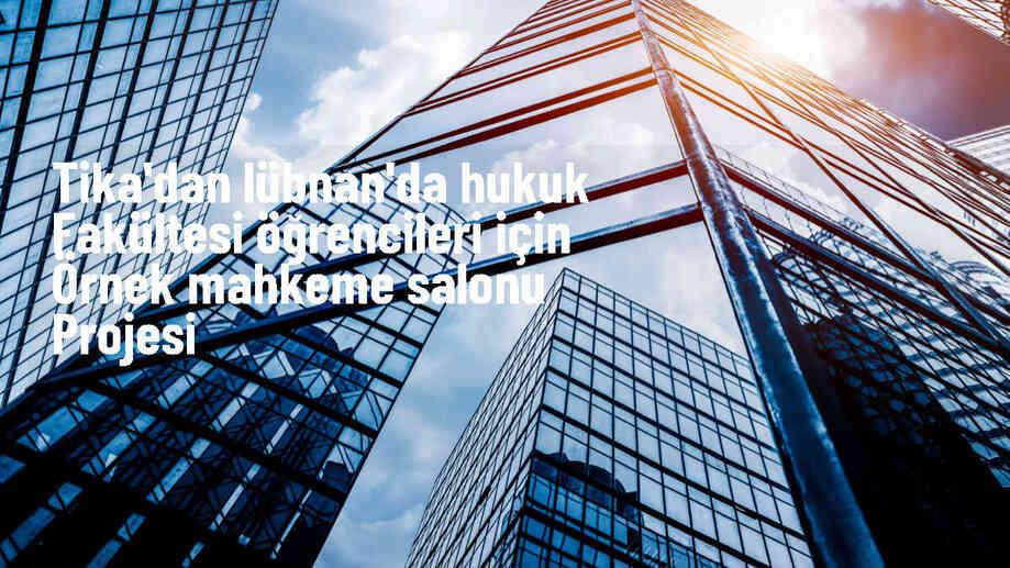 TİKA, Lübnan Üniversitesi Hukuk Fakültesi\'nde örnek mahkeme salonu açılışını gerçekleştirdi