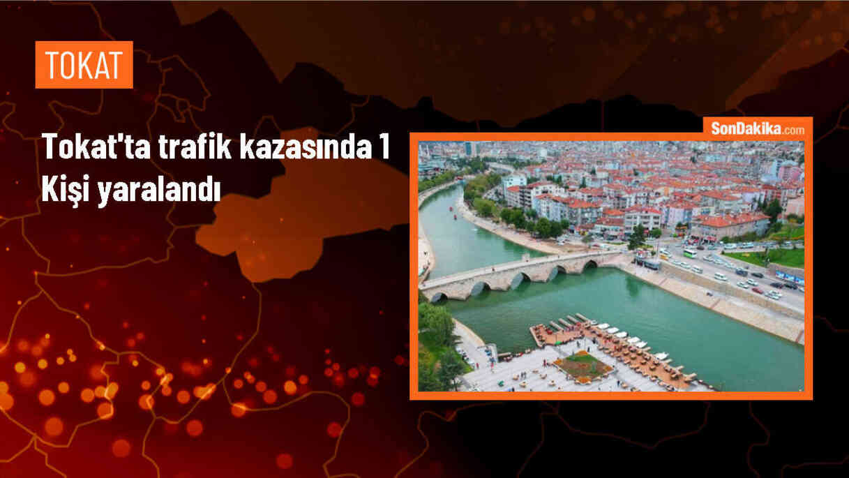 Tokat\'ın Niksar ilçesinde trafik kazası: 1 yaralı