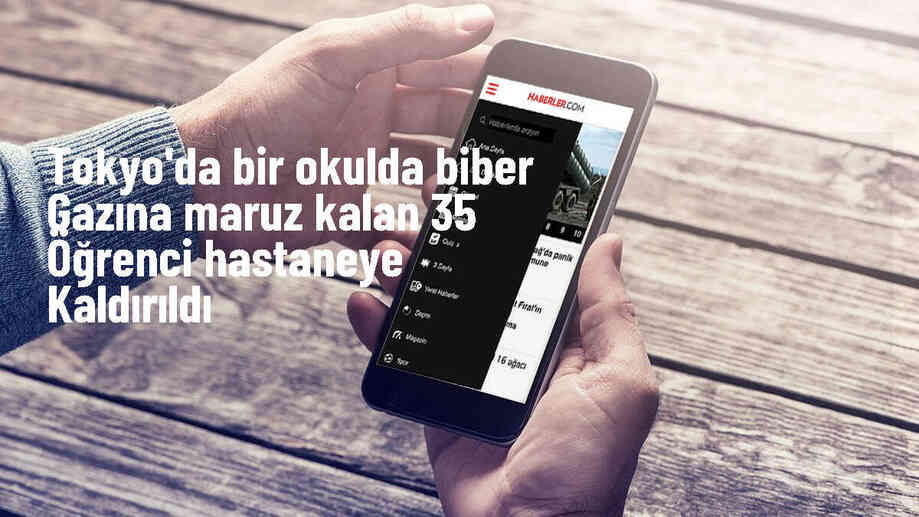 Tokyo\'daki bir okulda biber gazı sıkılması sonucu 35 öğrenci hastaneye kaldırıldı