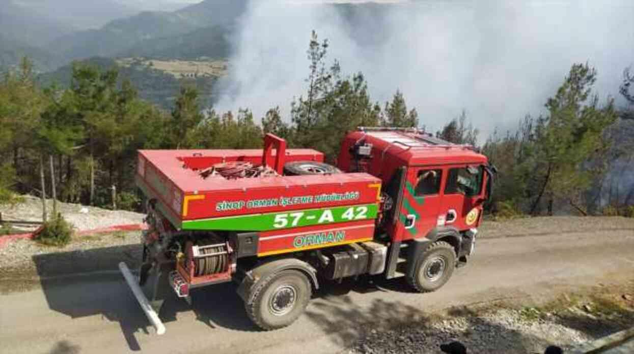 Çanakkale Eceabat'ta orman yangını! Köylere uyarılar yapıldı