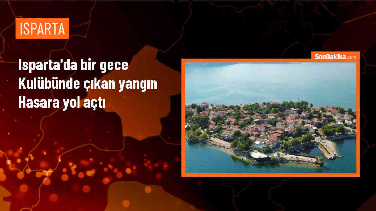 Isparta\'da bir gece kulübünde yangın çıktı