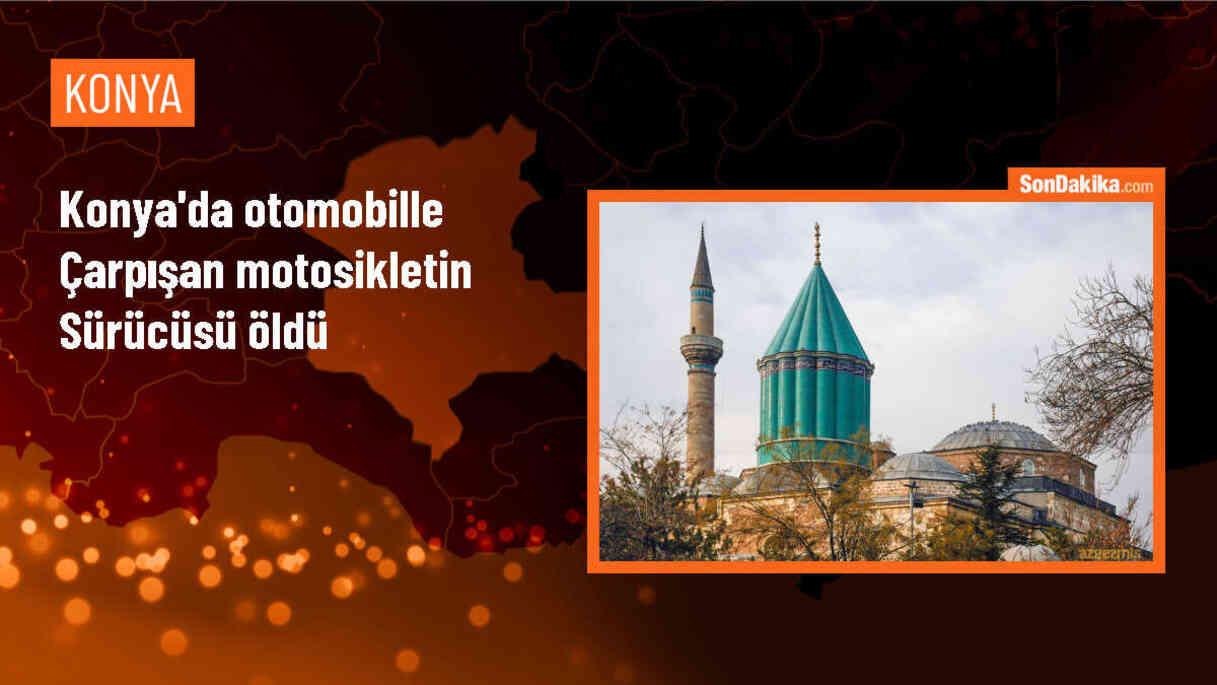 Konya\'da motosiklet kazası: Bir kişi hayatını kaybetti