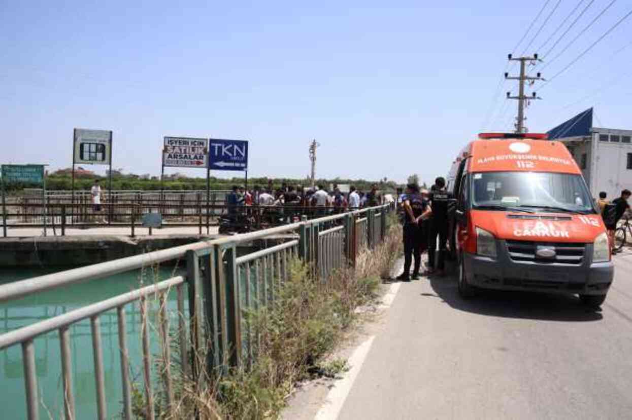 Adana'da kahreden olay! Kanala atlayan eşini kurtarmak isterken kendisi boğuldu Adana'da kahreden olay! Kanala atlayan eşini kurtarmak isterken kendisi boğuldu