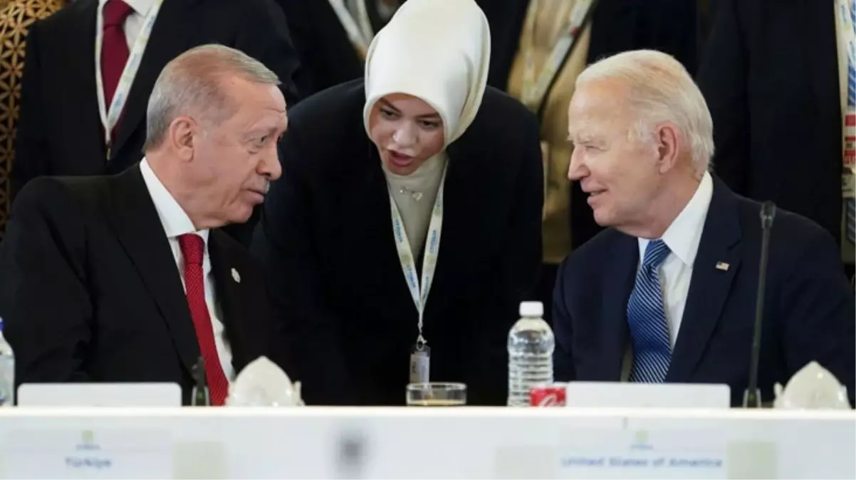 Cumhurbaşkanı Erdoğan, G-7 Zirvesi\'nde ABD Başkanı Biden ile görüştü