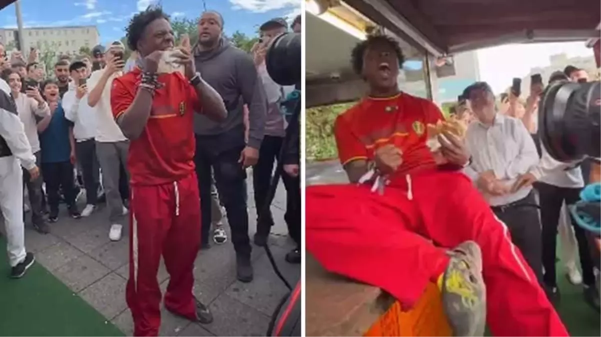 IShowSpeed\'in Türk döneriyle imtihanı! \'\'Bismillah\'\' diyerek ilk ısırığı aldı, ortalığı birbirine kattı