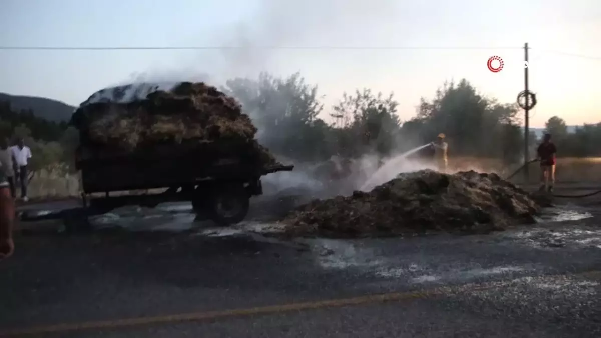 Amasya\'da Tepelere Dev Türk Bayrağı