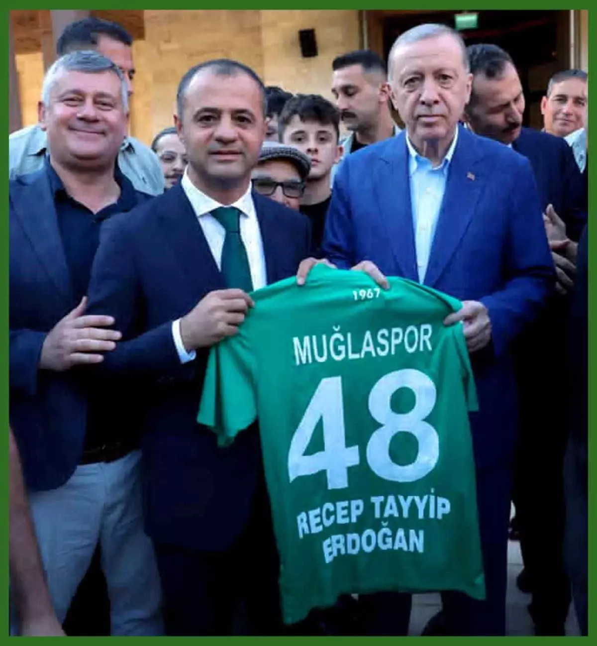 Muğlaspor Kulüp Başkanı Kıyanç\'tan Cumhurbaşkanı Erdoğan\'a Ziyaret