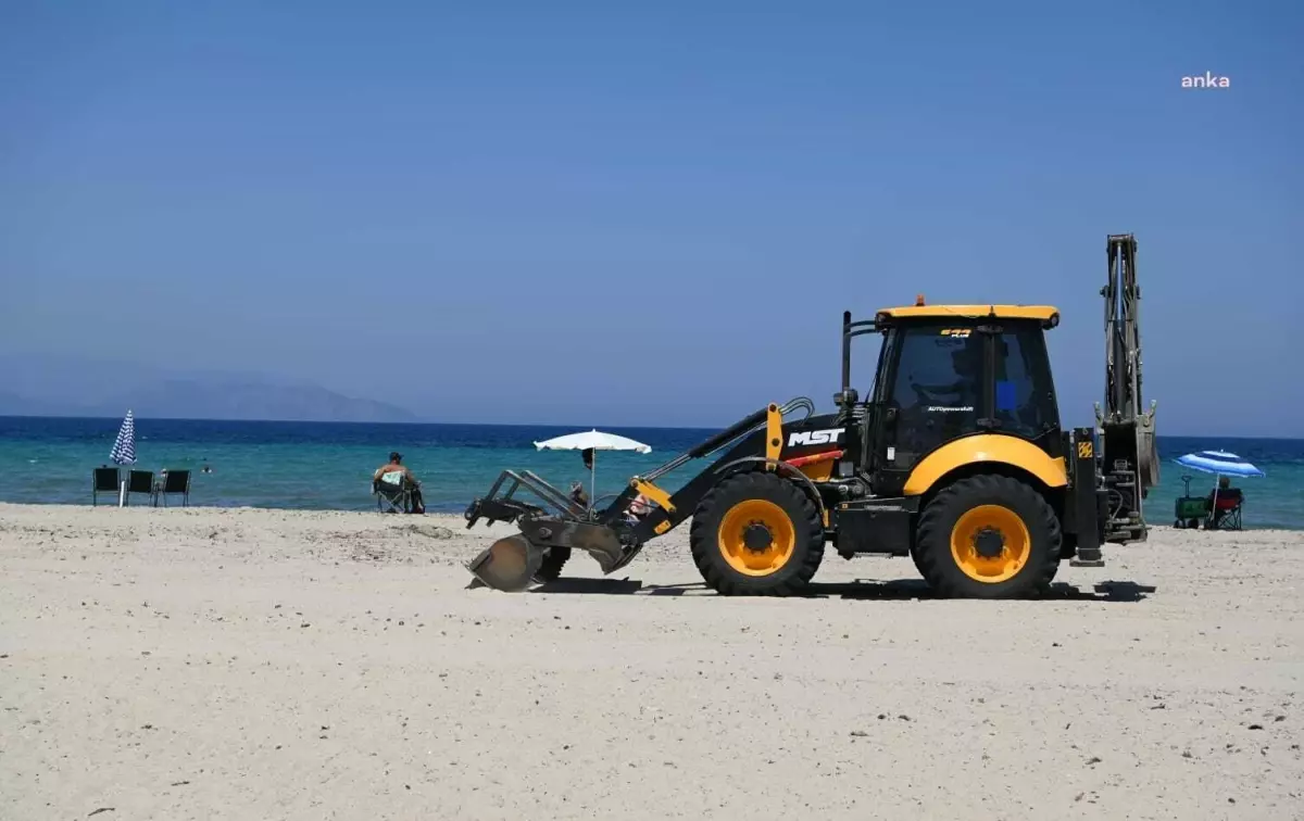 Kuşadası Belediyesi Plajlarda Bakım Çalışmalarına Hız Verdi