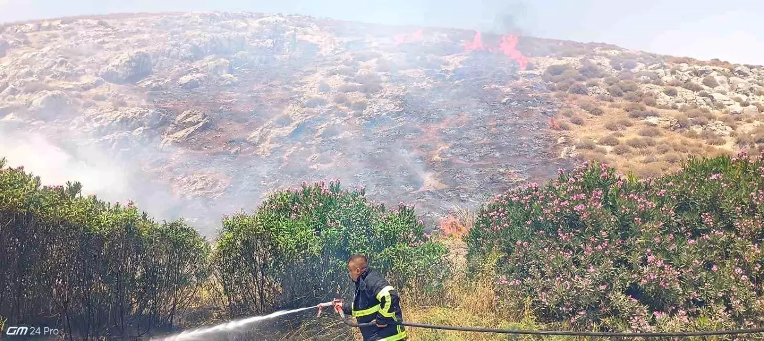 Hatay\'ın Belen ilçesinde bahçe yangını söndürüldü