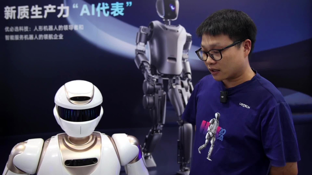 2024 Dünya Yapay Zeka Fuarı\'nda Sergilenen İnsansı Robotlar Büyüledi