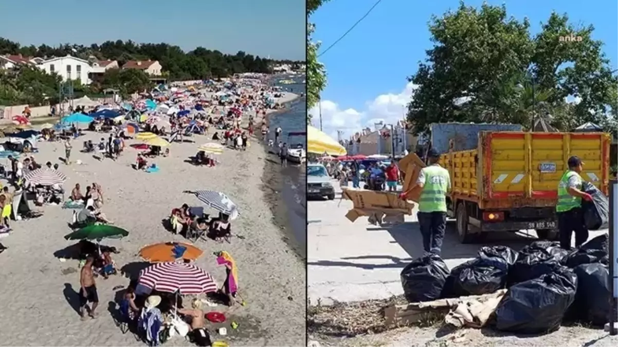 Marmaraereğlisi\'nde Bayram Tatili Boyunca 450 Ton Çöp Toplandı