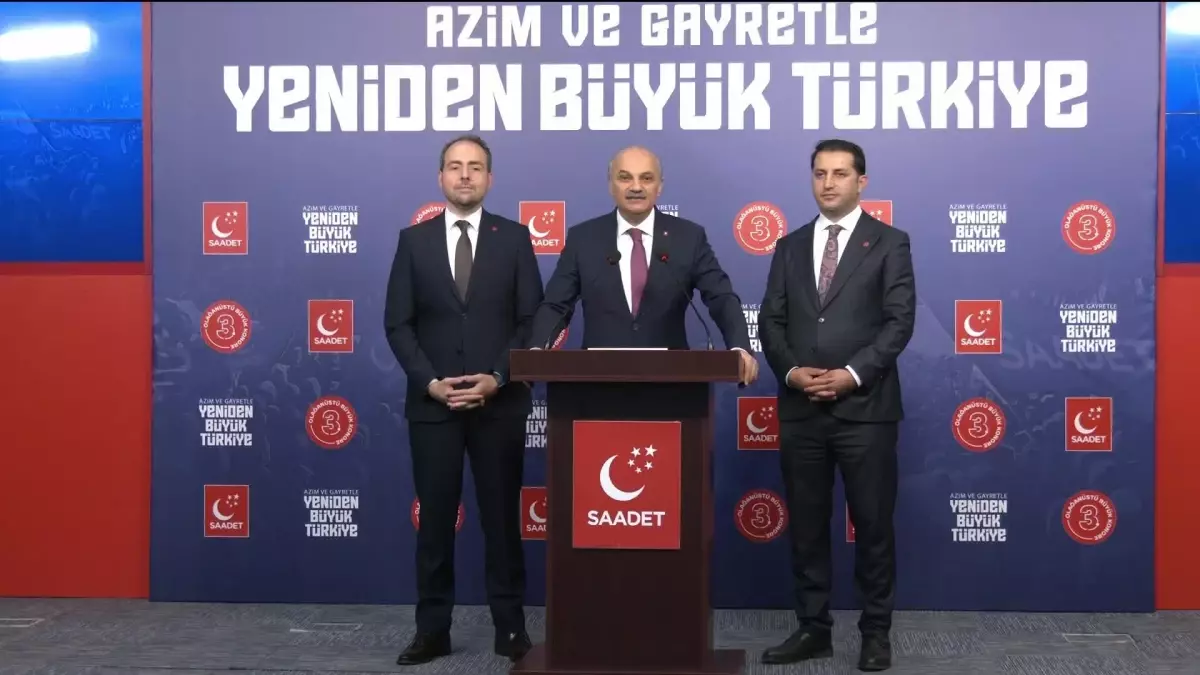 Saadet Partisi Sözcüsü Birol Aydın, genel başkanlığa aday olduğunu açıkladı