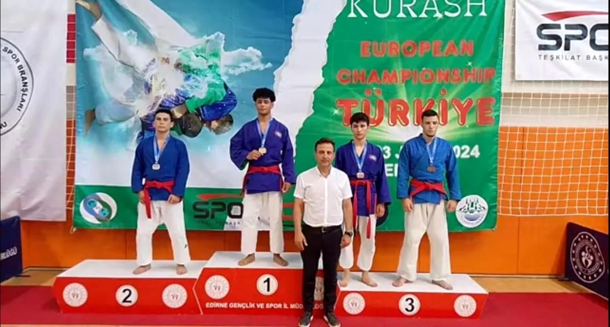 Diyarbakırlı Sporcular Kuraş Gençler Şampiyonası\'nda Avrupa Şampiyonu Oldu
