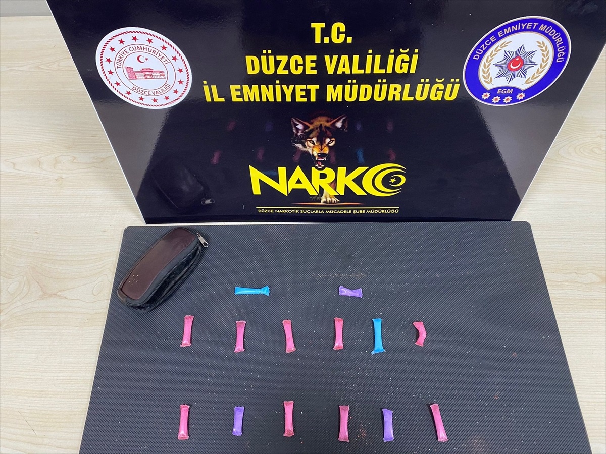Düzce\'de sentetik uyuşturucuyla yakalanan şüpheli tutuklandı