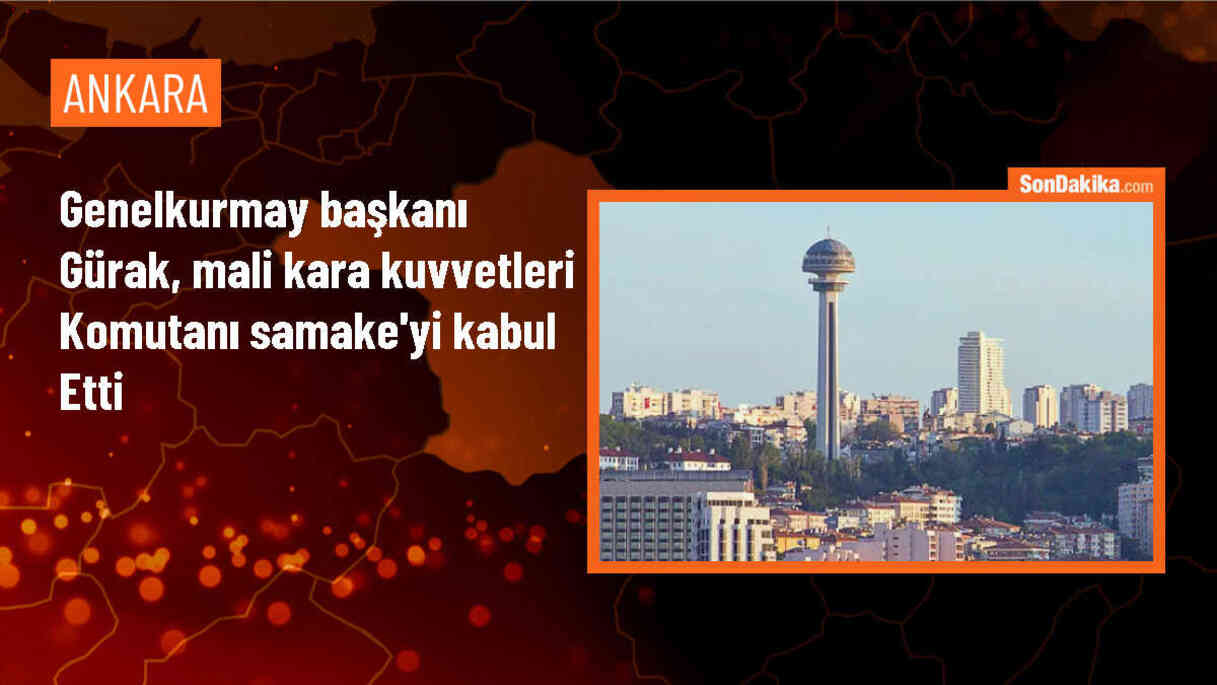 Genelkurmay Başkanı Orgeneral Metin Gürak, Mali Cumhuriyeti Kara Kuvvetleri Komutanı Tuğgeneral Harouna Samake\'yi Kabul Etti