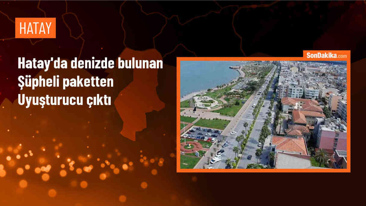 İskenderun\'da su altında şüpheli paketten uyuşturucu çıktı