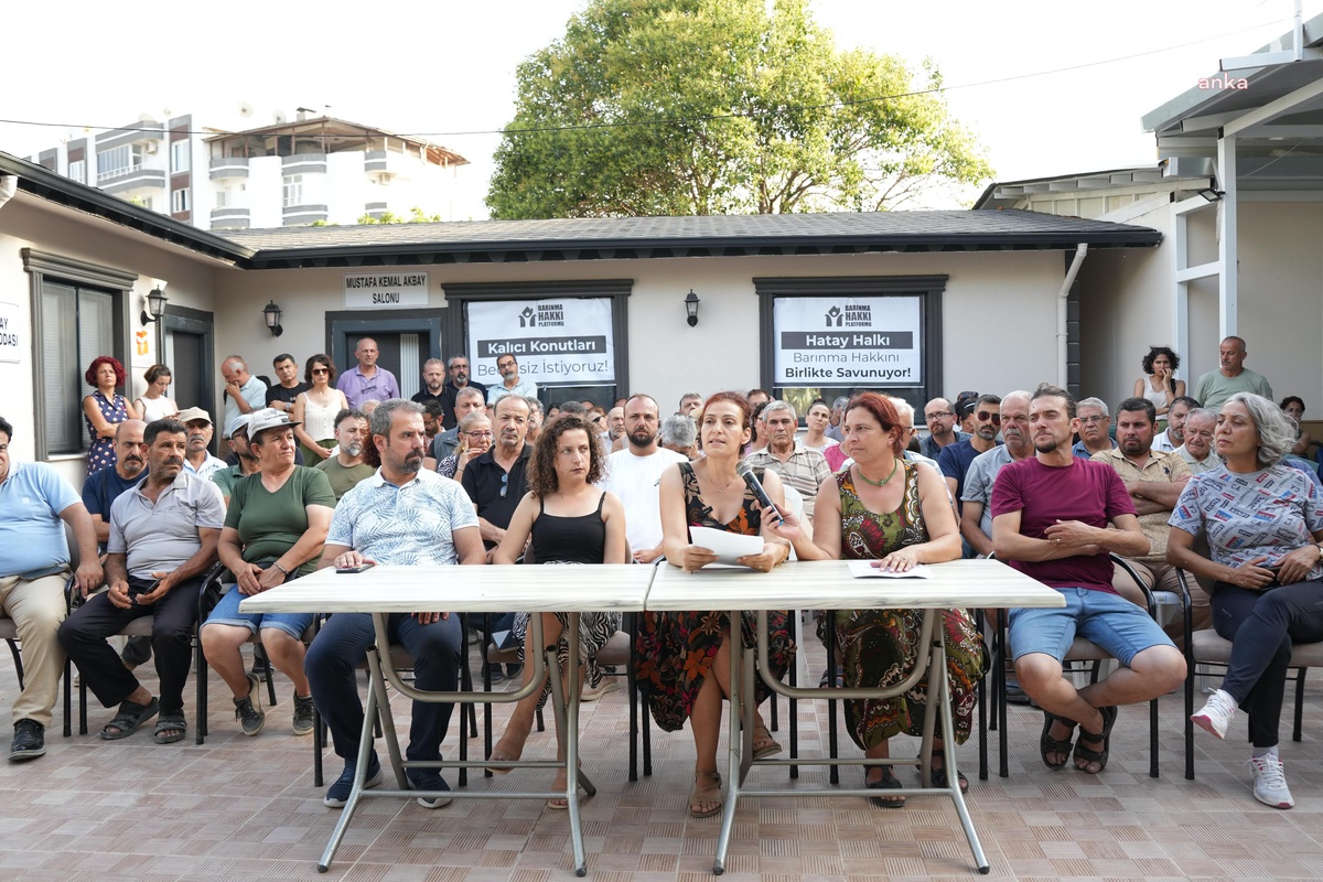 Hatay\'da Barınma Hakkı Platformu Kuruldu