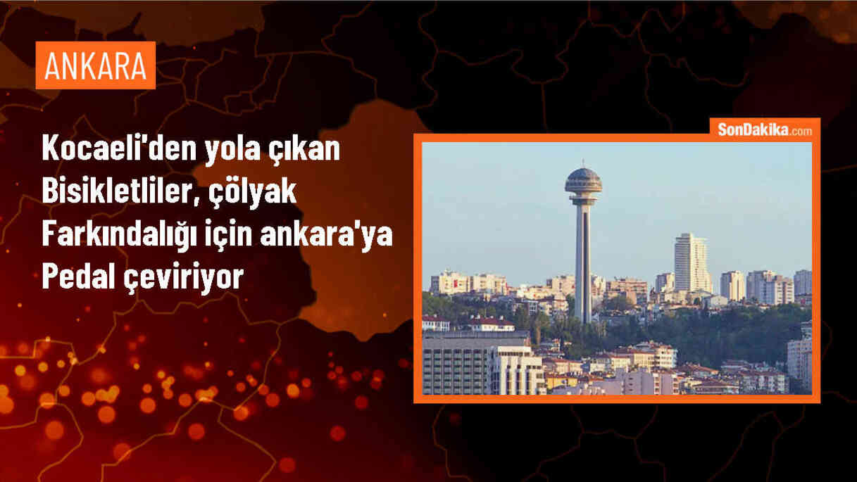 Kocaeli\'den Ankara\'ya Bisiklet Turu: Çölyak Hastalığına Dikkat Çekiliyor