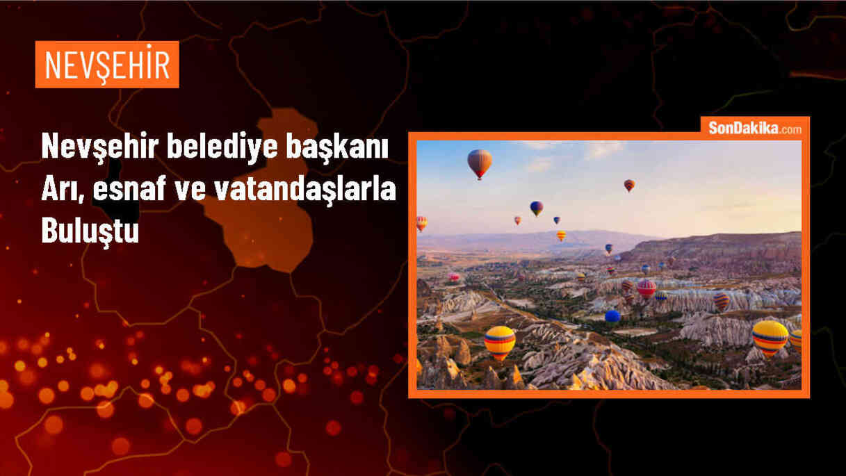 Nevşehir Belediye Başkanı Rasim Arı, esnafları ziyaret etti
