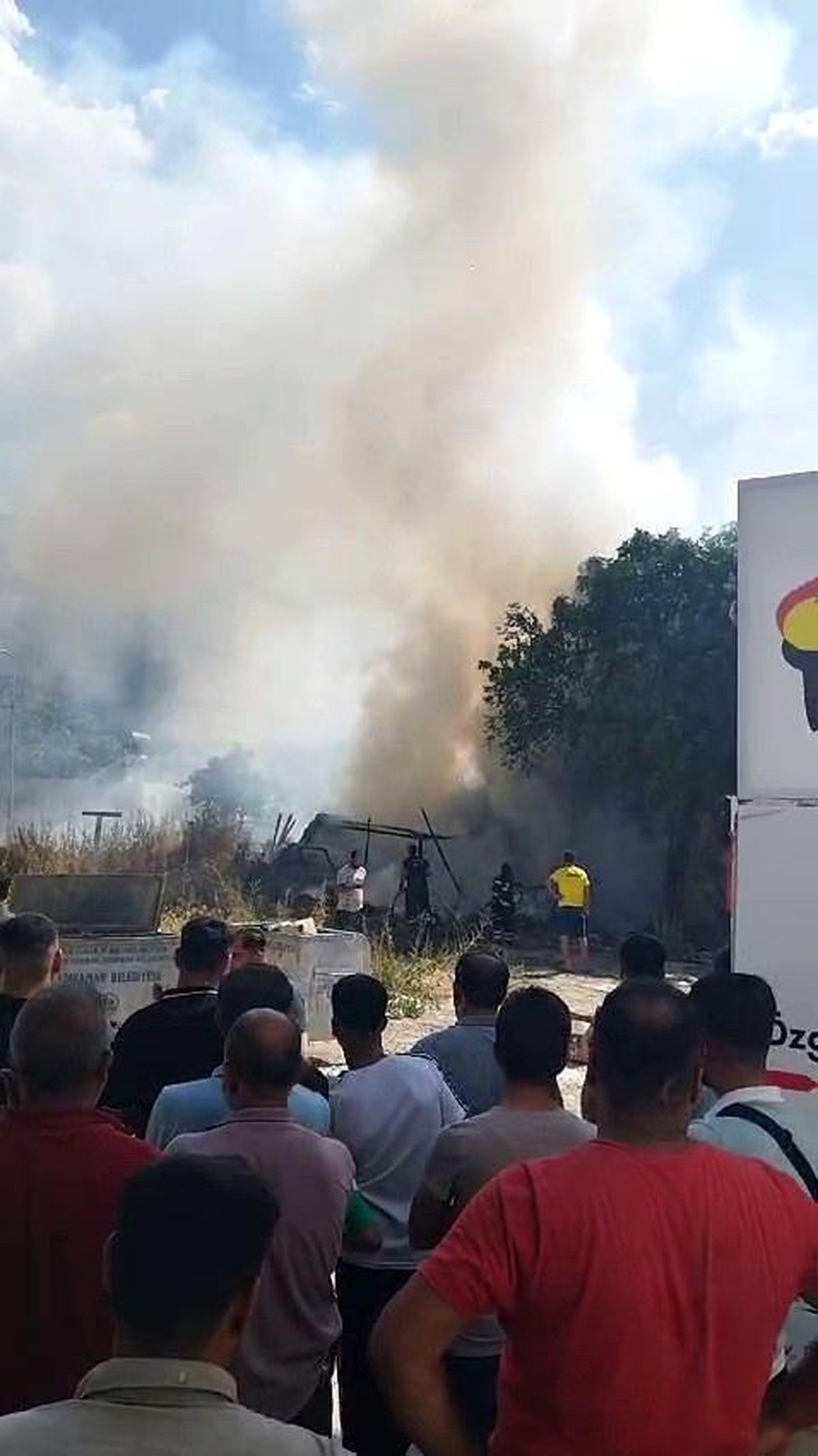 Adıyaman\'da bir evin odunluğunda yangın çıktı