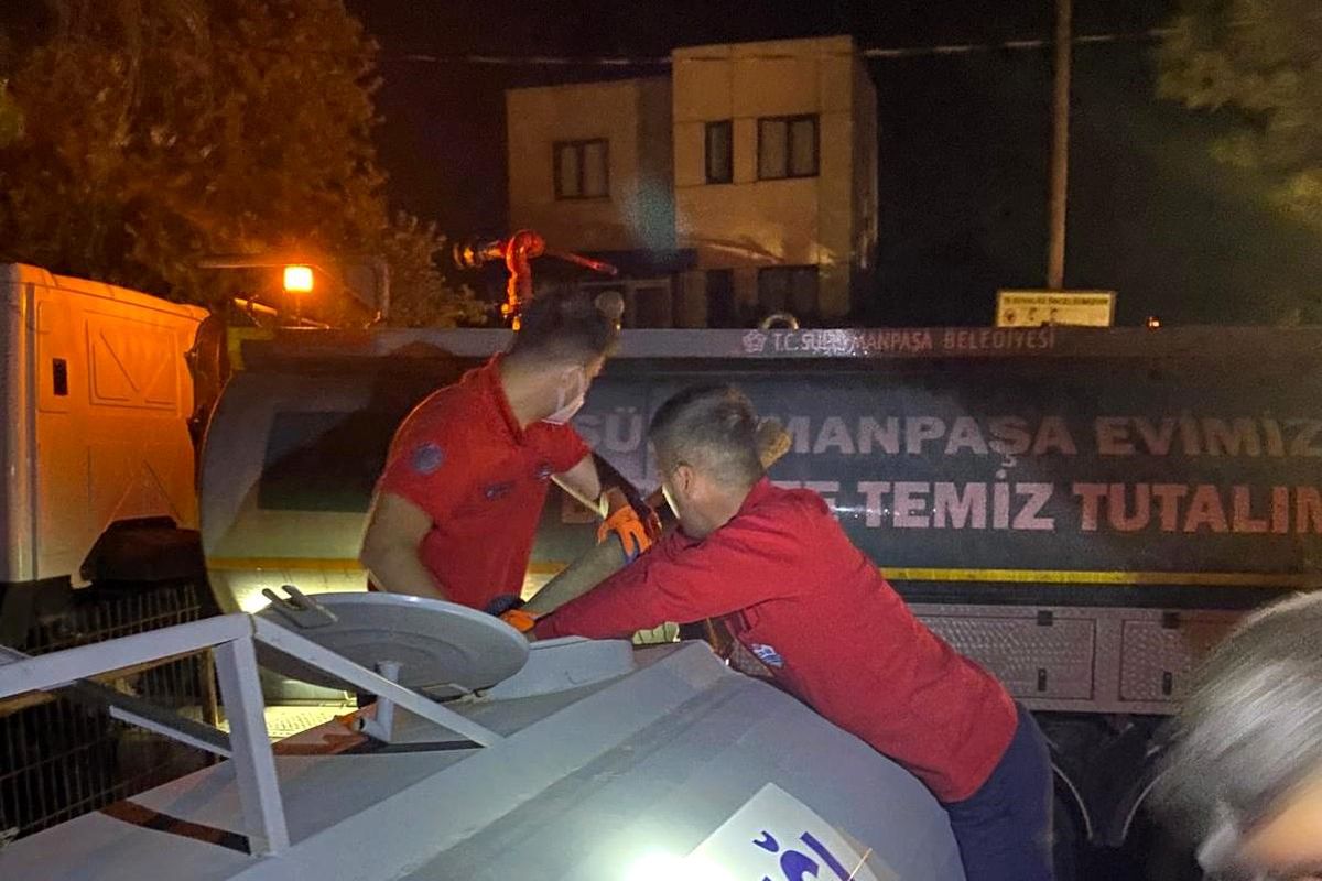 Çanakkale\'deki Orman Yangınlarına Süleymanpaşa Belediyesi Müdahale Etti