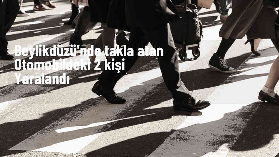 Beylikdüzü\'nde takla atan lüks otomobildeki 2 kişi yaralandı
