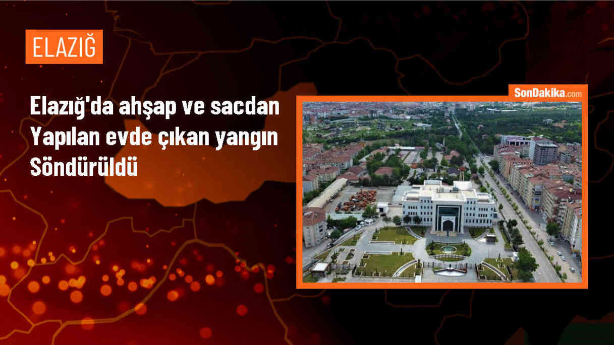 Elazığ\'da Ahşap ve Sacdan Yapılan Bahçe Evinde Yangın