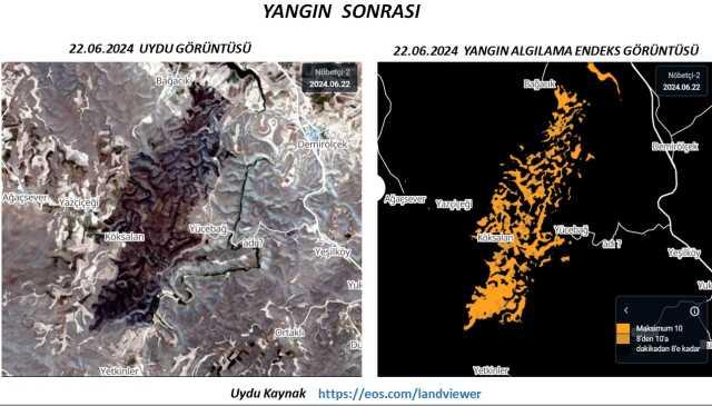 EMO'nun Diyarbakır-Mardin arasındaki yangın raporuna Dicle Elektrik'ten itiraz! Uydu görüntülerini paylaştılar