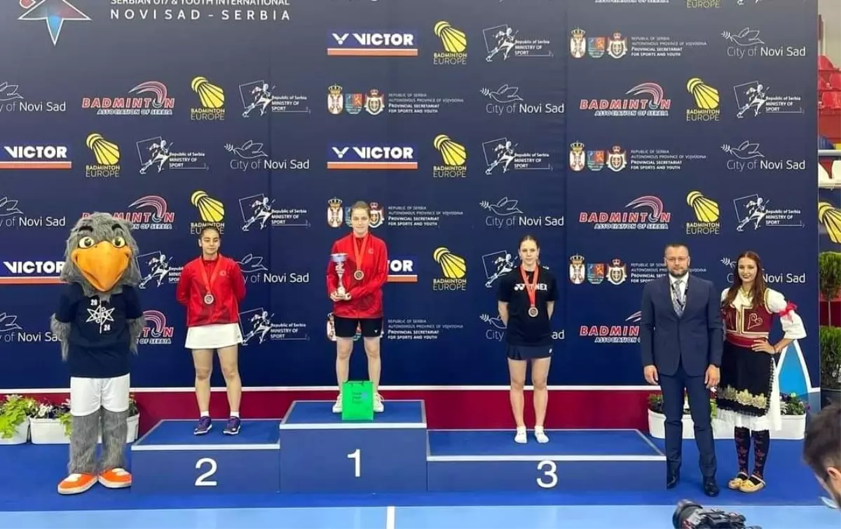 Erzincanlı Milli Sporcular Serbian U17 Badminton Turnuvasında Başarıya Ulaştı