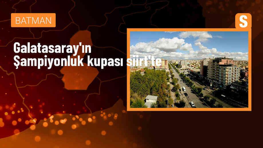 Galatasaray\'ın 24. Şampiyonluk Kupası Siirt\'te Taraftarla Buluştu