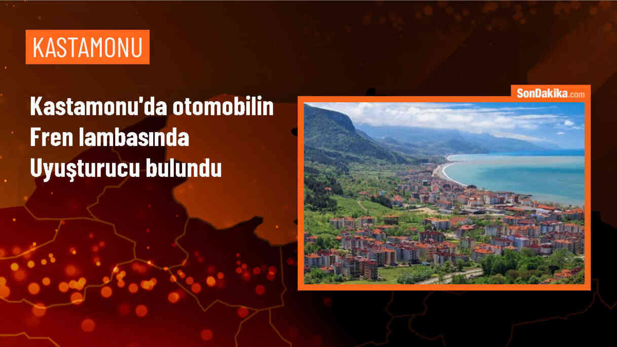 Kastamonu\'da otomobilin fren lambasında uyuşturucu ele geçirildi