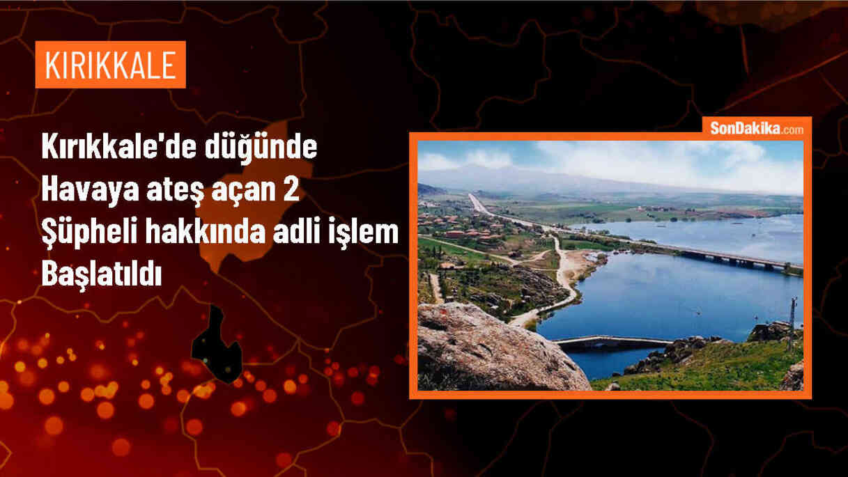 Kırıkkale\'de düğünde tabancayla havaya ateş eden 2 şüpheli gözaltına alındı