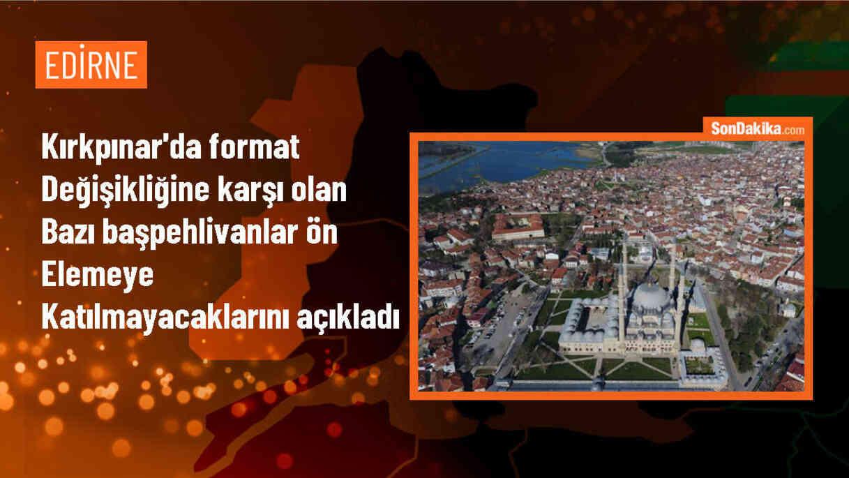 Başpehlivanlar Kırkpınar Yağlı Güreşleri\'nde yeni formata karşı protesto edecek