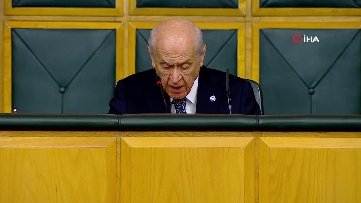 MHP Lideri Devlet Bahçeli: " Cumhuriyet Halk Partisi hastalıklı bir bünyedir"
