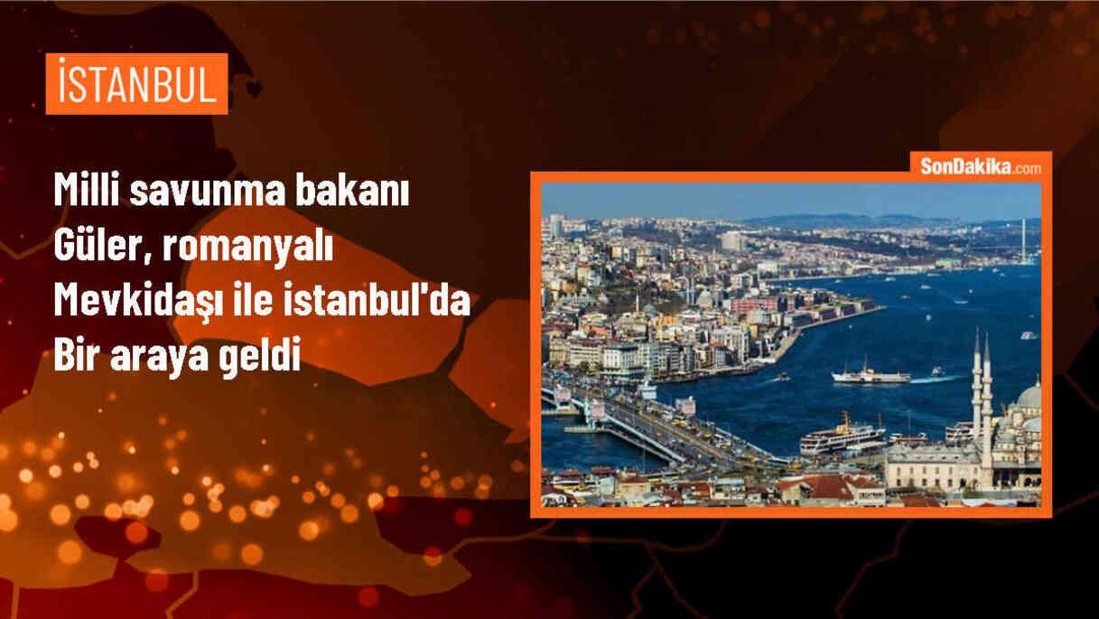 Milli Savunma Bakanı Yaşar Güler, Romanya Savunma Bakanı Angel Tilvar ile İstanbul\'da bir araya geldi