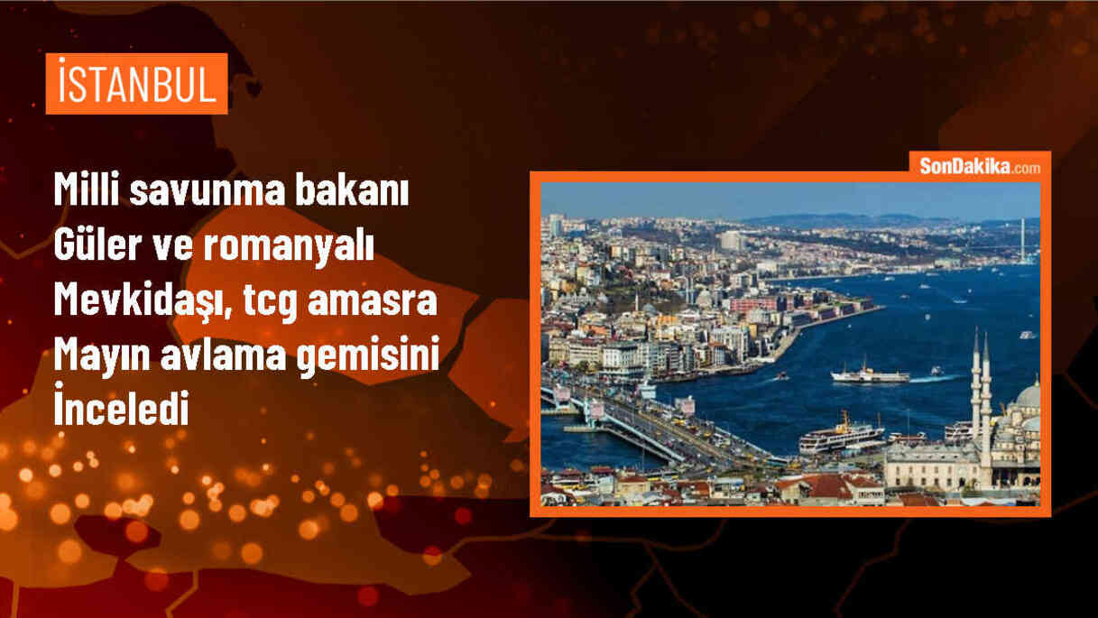 Milli Savunma Bakanı Yaşar Güler, Romanya Savunma Bakanı ile TCG AMASRA gemisinde incelemelerde bulundu